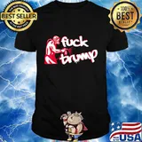 Remove The Virus Fuck Trump - Spray Paint Graffiti T-Shirt