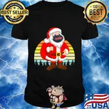 Santa Wearing Mask - Quarantine Christmas 2020 Ho Ho Ho T-Shirt