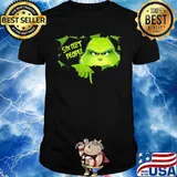 Six feet people cartoon green shirt