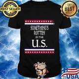 Somethings Rotten In The U.S. Election 2020 Vintage US Flag T-Shirt
