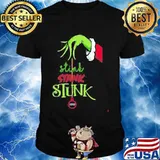 Stink stank stunk santa christmas shirt