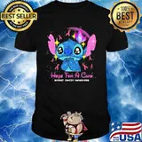 Stitch hope for a cure breast cancer awareness shirt