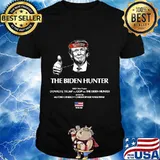 The biden hunter president trump american flag election vote 2020 shirt