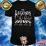 The legends crossing the line weightlifting signatures shirt