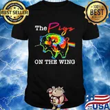 The pigs on the wing hippie shirt