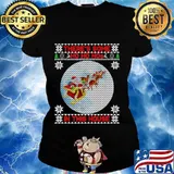 There's some ho ho hos in this house santa clause christmas s Ladies tee