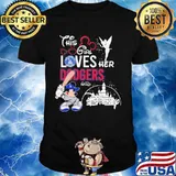 This is loves her los angeles dodgers mickey mouse disney baseball shirt