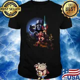 Transformers and star wars art shirt