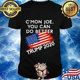 Trump 2020 c'mon joe you can do better joe flag shirt