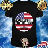 Trump 2020 In The House American Flag Shirt