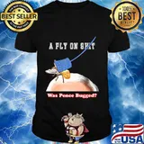 Trump Fly on Pence Head with Flyswatter, MbASSP T-Shirt