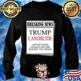 Trump landslide breaking news trump wins 4 more years s Sweater