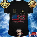 U.s army veteran de oppresso lister american flag shirt
