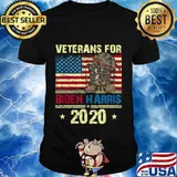 Veterans For Biden Harris American Forces Soldier Elections T-Shirt