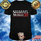 Vote Spaghetti & Meatballs 2020 - Funny Italian Food Lover T-Shirt