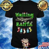 Waiting For Santa Claus Christmas Light Ornaments 2020 T-Shirt