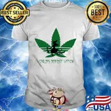 Weed adidas logo world dopest witch shirt