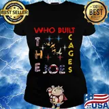 Who built the cages joe bird ameican flag election s Ladies tee