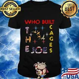 Who built the cages joe bird ameican flag election shirt