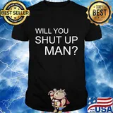 Will You Shut Up Man Funny Biden Quote, Trump Debate T-Shirt
