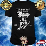 Yes i am old but i saw top band on stage signatures shirt