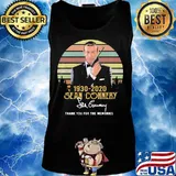 1930 2020 sean connery thank you for the memories signature vintage retro s Tank top