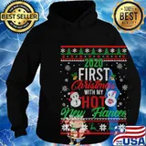 2020 First Christmas With My Hot New Fiancee Ugly Christmas Shirt Hoodie