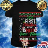 2020 First Christmas With My Hot New Fiancee Ugly Christmas Shirt