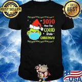 2020 How The Covid Stole Christmas Grinch Wear Mask Shirt