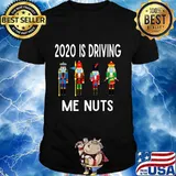 2020 Is Driving Me Nuts Nutcracker Wearing Mask Family Shirt