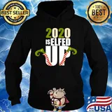 2020 is elfed up elf mask christmas pajamas funny quote s Hoodie