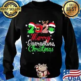 2020 merry quarantine christmas santa s Sweater