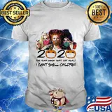 2020 The Year When Sht Got Real I Cant Smell Children Pumpkin Wear Mask Halloween Shirt