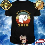 26 And Quarantined 2020 26th Birthday Toilet Paper Vintage Retro Shirt