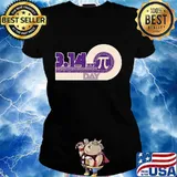 3,14 pi day math vintage s Ladies tee