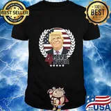 45 Forever President Trump American Flag Election Shirt
