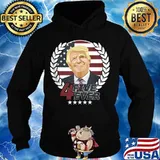 45 Forever President Trump Appreciation Pro Freedom Patriot American Flag Shirt Hoodie