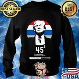 45 Squared Trump 2020 Second Term USA Loading Vintage Shirt Sweater