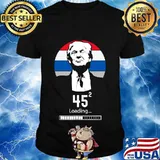45 Squared Trump 2020 Second Term USA Loading Vintage Shirt