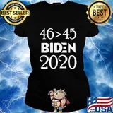 46 45 joe biden america 2020 s Ladies tee