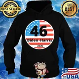 46 joe biden kamala harris 2021 american flag s Hoodie