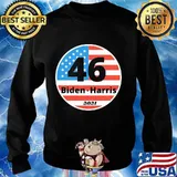 46 joe biden kamala harris 2021 american flag s Sweater