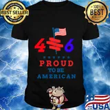 46 Proud To Be American Flag Stars Shirt