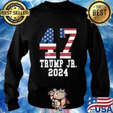 47 president trump-junior american flag s Sweater