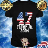 47 president trump-junior american flag shirt