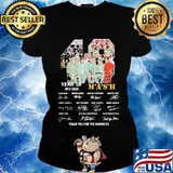 48 years of 1972 2020 mash thank you for the memories signatures s Ladies tee