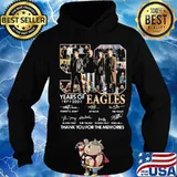 50 years of 1971 2021 eagles thank you for the memories signatures s Hoodie
