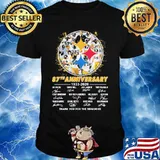 87th Anniversary 1933 2020 Steelers Signuature Team Shirt