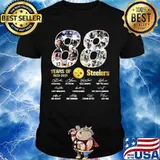88 Years Of 1933 2021 Steelers Signuature Shirt