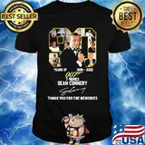 90 years of 1930 2020 007 7 movies sean connery thank you for the memories signature shirt